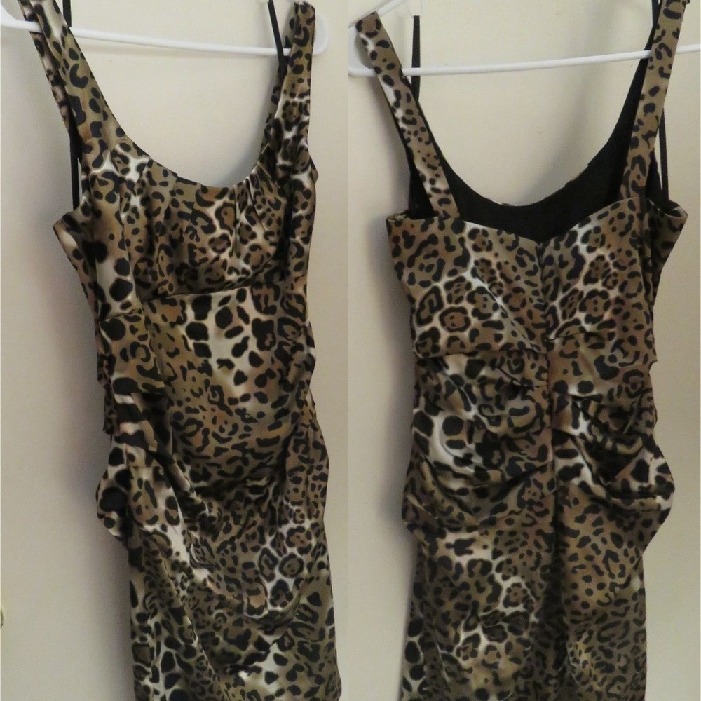 Newport News leopard dress, size 8